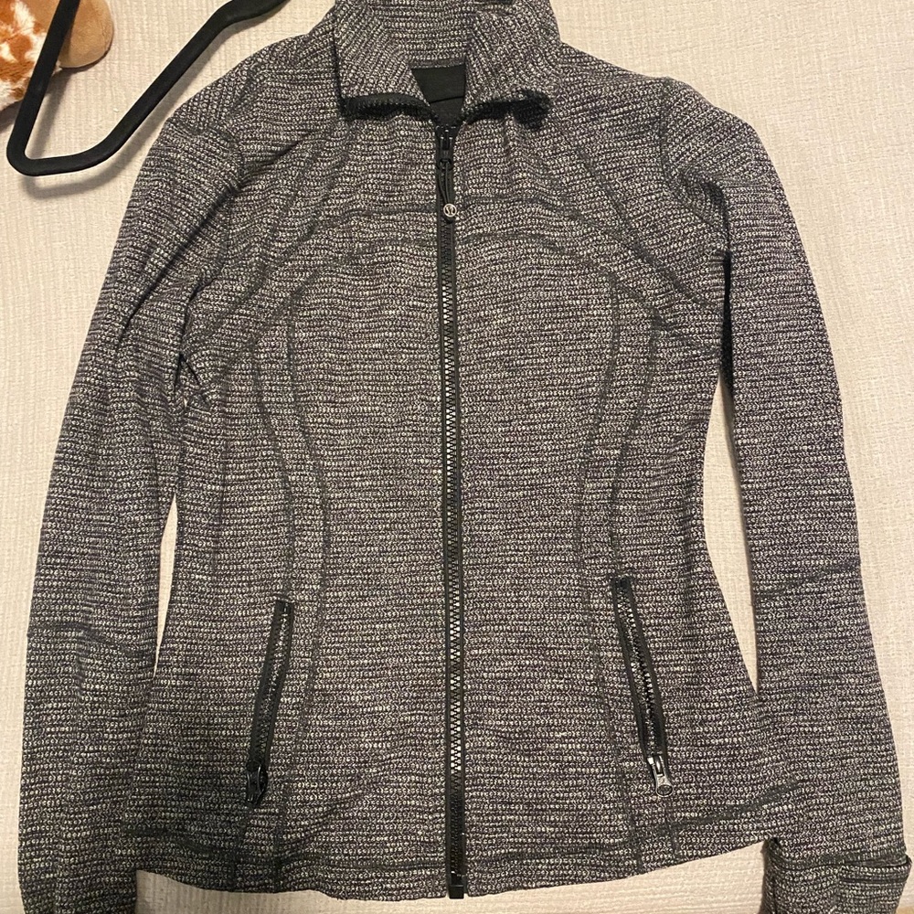 Heathered Grey & White lululemon Define Jacket